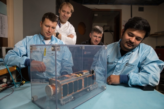 Russell Boyce and his team of the UNSW Canberra Space Research